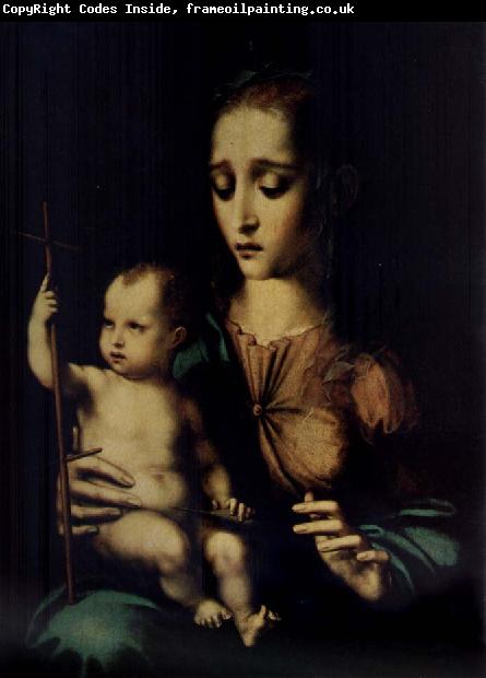 MORALES, Luis de Madonna and Child